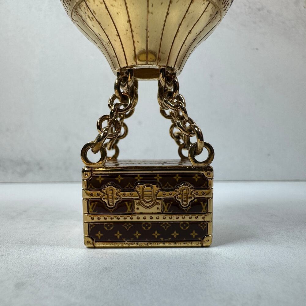 Louis Vuitton Montgolfiere Charm Hot Air Balloon Trunk Bag Keychain LV Monogram - Picture 11 of 16